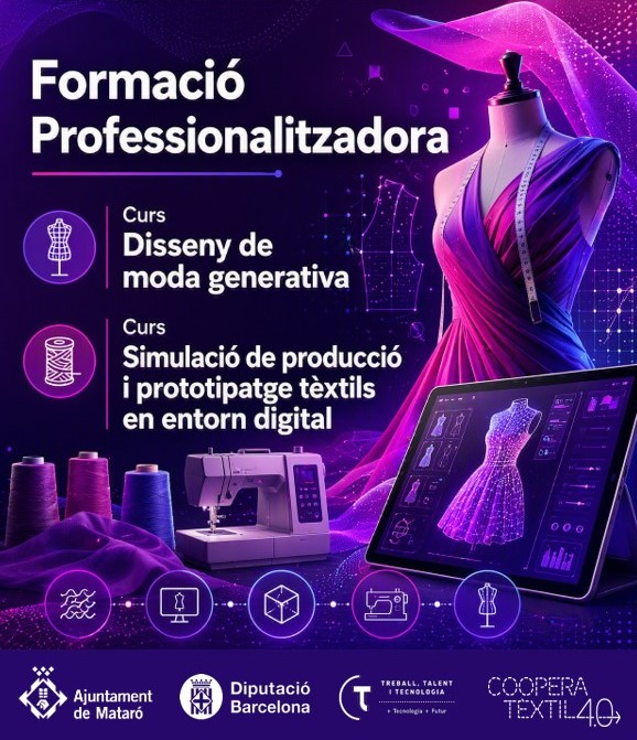 Digitalízate: impulsa tu talento en moda generativa y prototipado textil